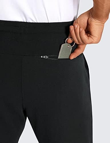 Мъжки спортни панталони за джогинг CRZ YOGA - 29 Памучни Ежедневни Спортни Основни Спортни Панталони за Джогинг с джобове