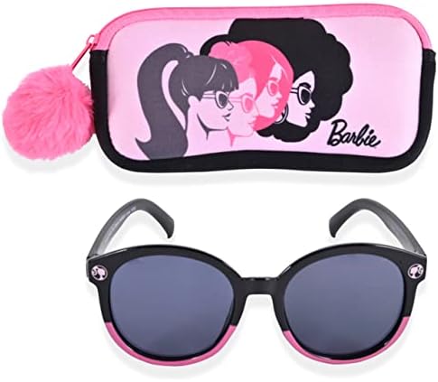 Слънчеви очила за момичета Барби Котешко око и Твърд Калъф с дръжка