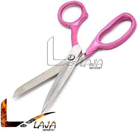 LAJA Внася Ножици за шиене от Неръждаема Стомана, С дръжка от Розов Цвят с Дължина 7 инча