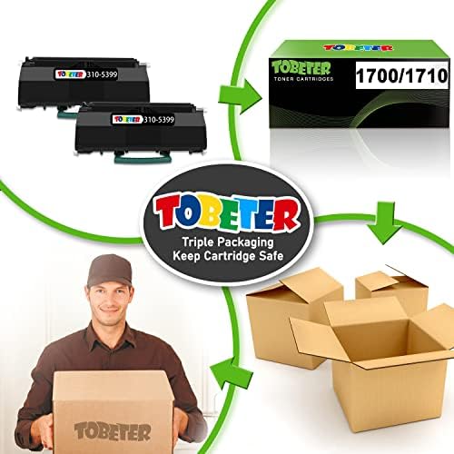 Подмяна на касетата с тонер за принтер, съвместим с ToBeter, за Dell 1700 310-5399/5400/5401/5402/7020/7022/7023/7025 7038/7039/7040