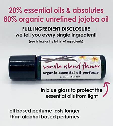 Дезодорант Tropical Island Vanilla Цветя, Парфюми с Органично Етерично масло (5 мл)