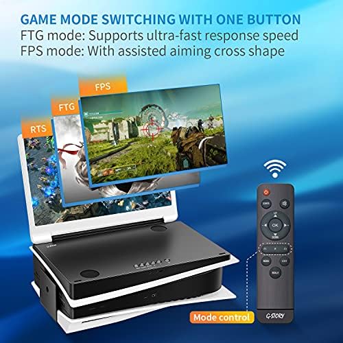 Игри преносим монитор G-STORY 15,6 IPS с резолюция 4k 60 Hz, интегриран с PS5 (не е включена в комплекта), 3840 × 2160 с 2 порта HDMI,