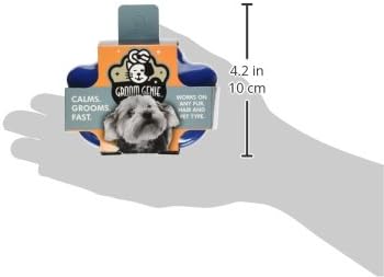 Четка за грижи за малки кучета Multipet Genie, портокал, 4 инча