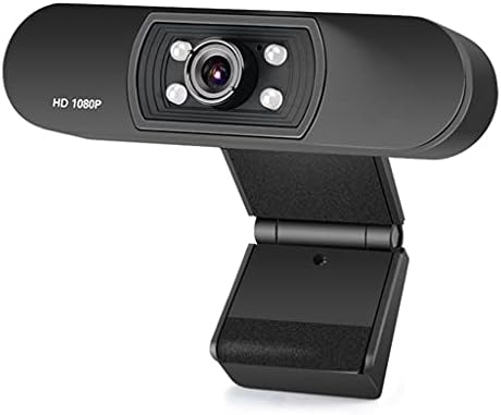 Уеб камера LMMDDP 1080P, HDWeb-камера с Вграден микрофон с разделителна способност от 1920 X 1080p USB широк екран видео