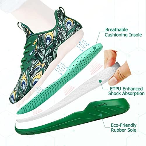 Soulsfeng/ Детска Тенис обувки, Лека Дишащи обувки за бягане за Момчета, Модерни Панорамни маратонки за Момичета (на Малко дете/Голямо