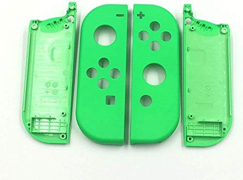 Преносимото Корпус, Предна панел, Твърд Кожен калъф с батерия, Средната Рамка, Тампон за контролер Nintend Switch NS Joy-Con Зелен цвят,