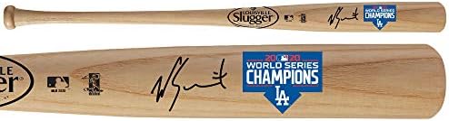 Уил Смит Лос Анджелис Доджърс Шампиони на Световните серии на МЕЙДЖЪР лийг бейзбол 2020 С Логото на Louisville Slugger Champions С Автограф