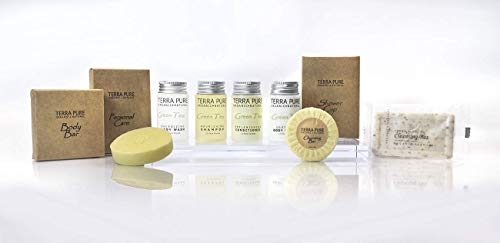 Брусочное сапун Terra Pure, Хотелски аксесоари за пътуване, 1,25 грама (опаковка от 350 броя)