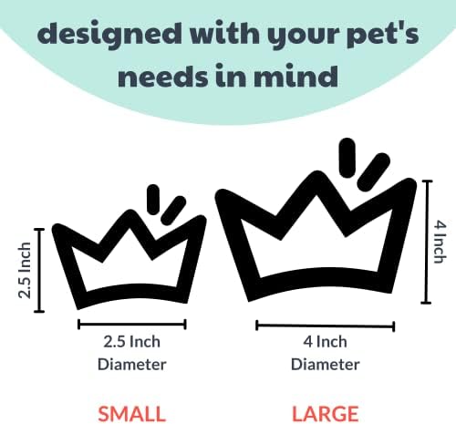 H & K Пет Party Crown | Синьо (Голям) | Crown за кучета и котки | Регулируема каишка за комфорт и стабилност | идеален за парти по случай