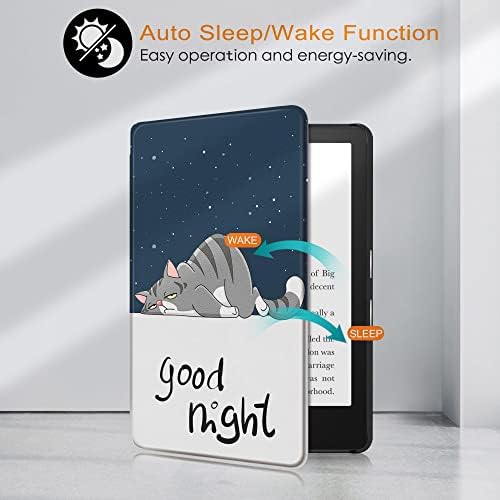 Калъф за изцяло нов Kindle 10-то поколение 2019 година на издаване - Здрав калъф с функция за автоматично събуждане /сън е подходящ за