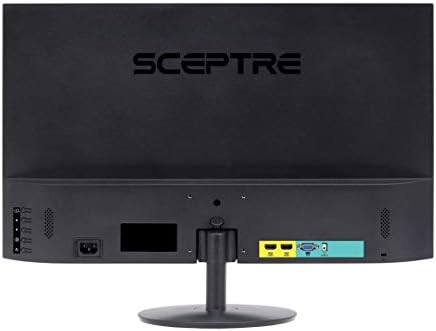 Sceptre E275W-1920 27 Монитор с резолюция FHD 1080p 75 Hz, Вградени Говорители, HDMI, VGA, Метал Черен
